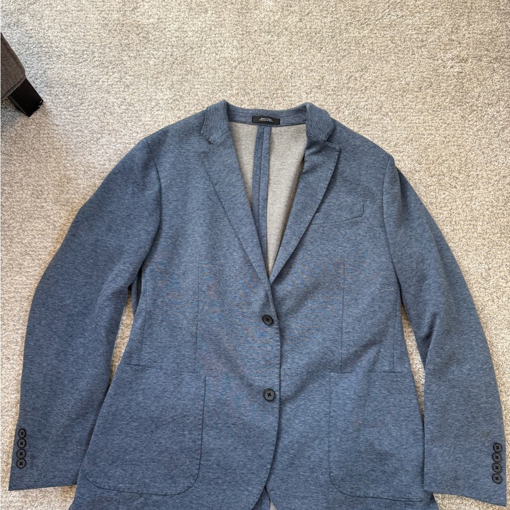 Nordstrom Men's Blue Trim Fit Blazer